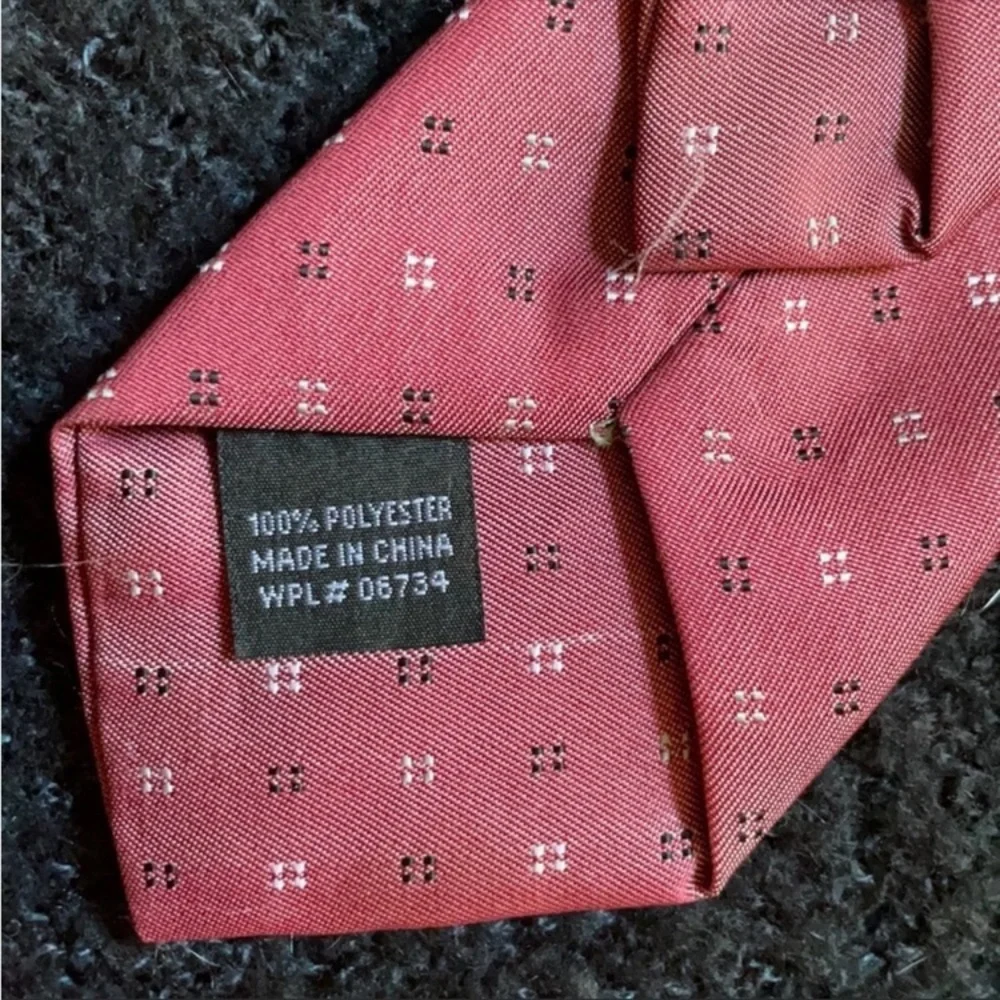 🎻Boys DuPonte Red Clip On Tie